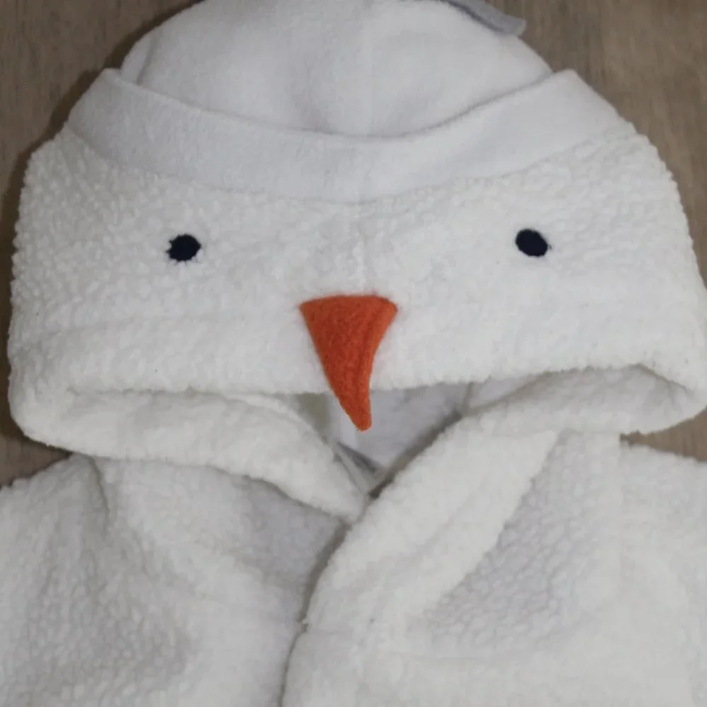 Baby Gap white hooded robe size 2-3 T